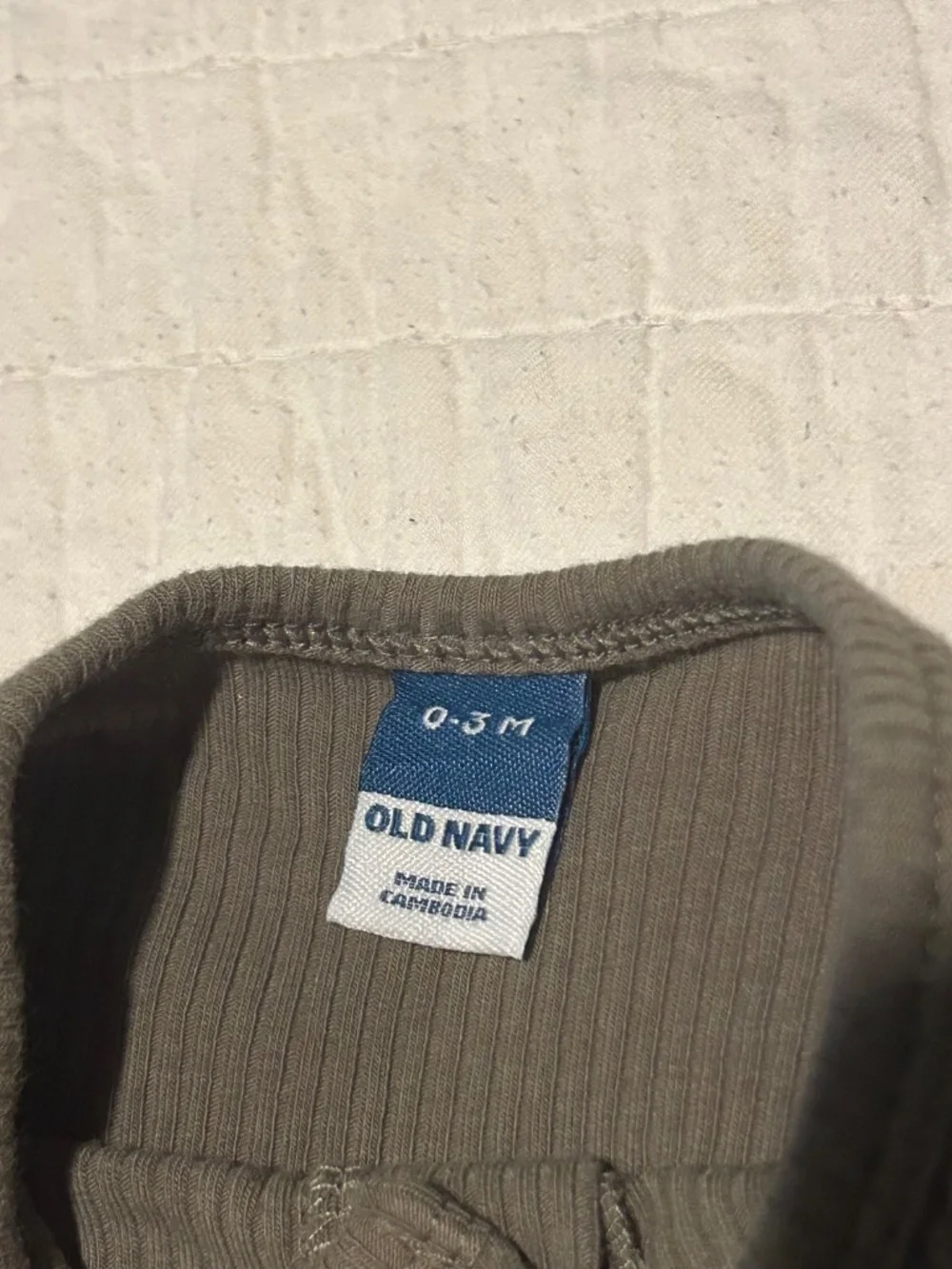Old Navy Olive Green Onesie